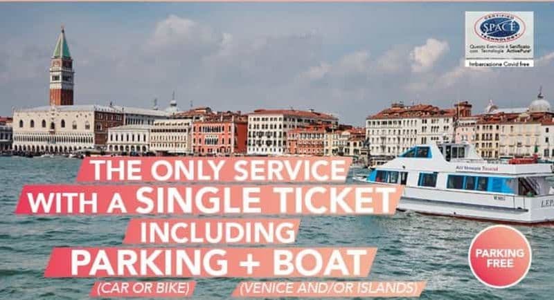 Billet Depuis Jesolo : Bateau aller-retour pour Venise avec parking gratuit