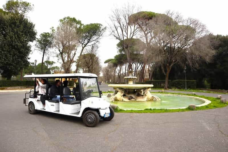 Billet Rome : Visite en voiturette de golf à Villa Borghese