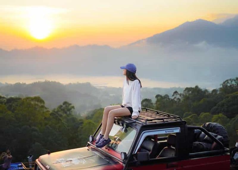 Billet Bali : excursion en jeep au lever du soleil au mont Batur avec activités optionnelles