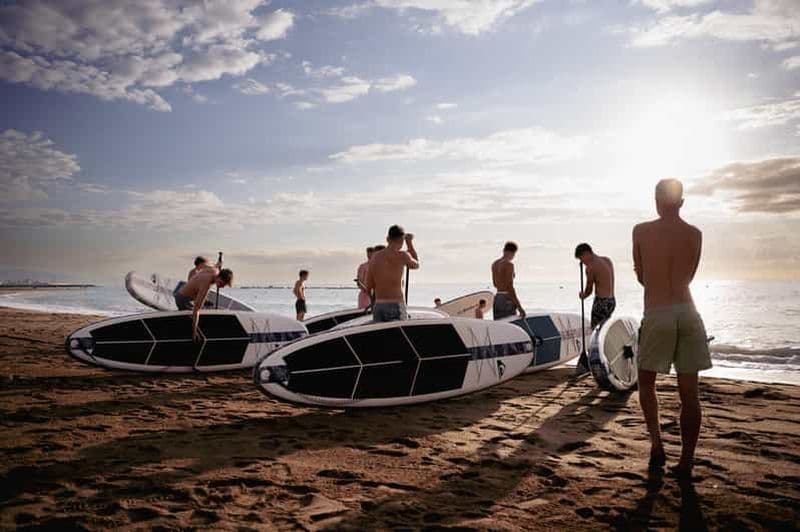 Billet Barcelone : Tour de Standup Paddle au lever du soleil avec vidéo 4K et café