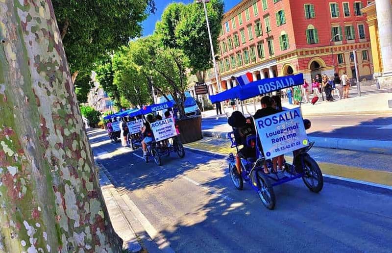 Billet Promenade des anglais : découverte vélo à 4 roues Rosalia