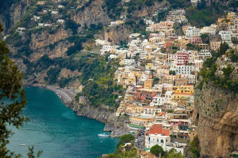 Billet De Naples/Salerno : Excursion en groupe à Positano, Amalfi, Ravello
