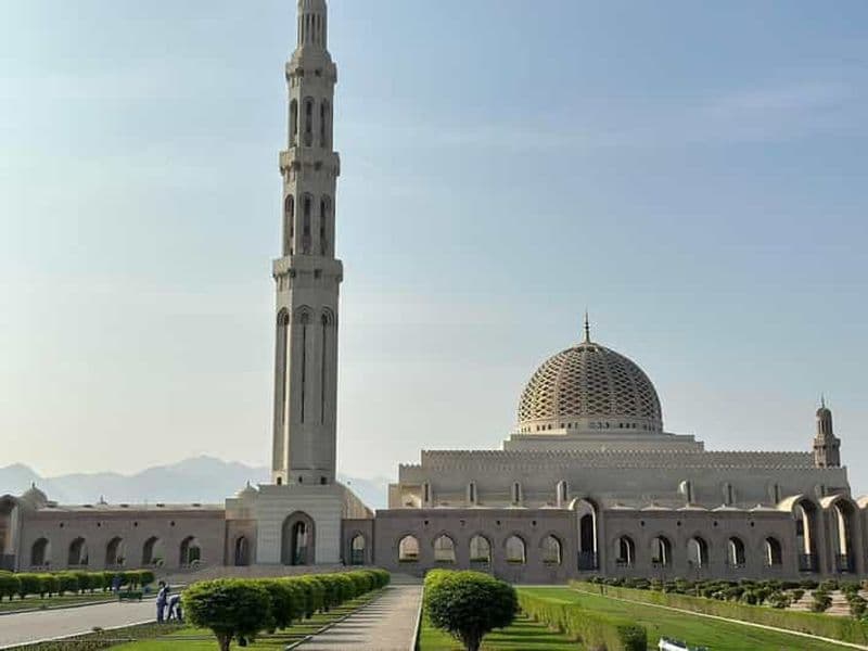 Billet Depuis Mascate : Grande Mosquée-Wadi Shab-plage des palmes et gouffre