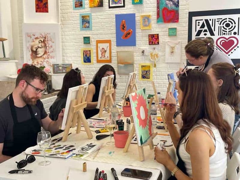 Billet Lisbonne : Cours de peinture dans une galerie d'art