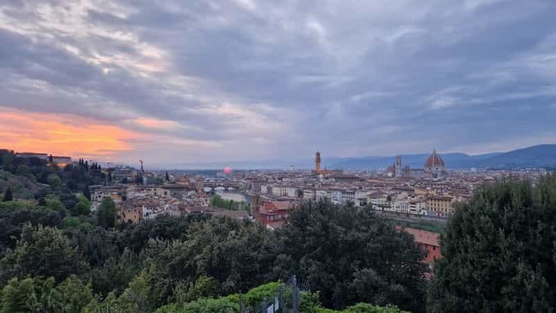 Billet Florence : visite à pied, coucher de soleil et Piazzale Michelangelo