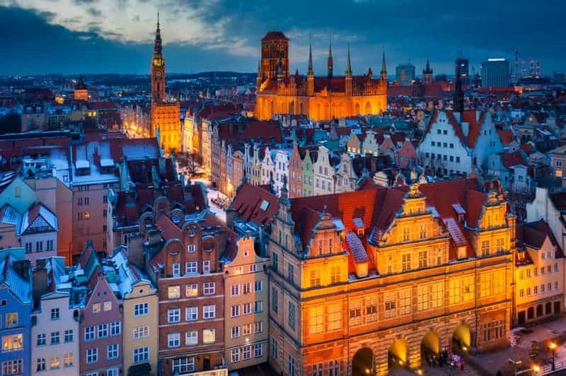 Billet Visite du centre historique de Gdansk en allemand