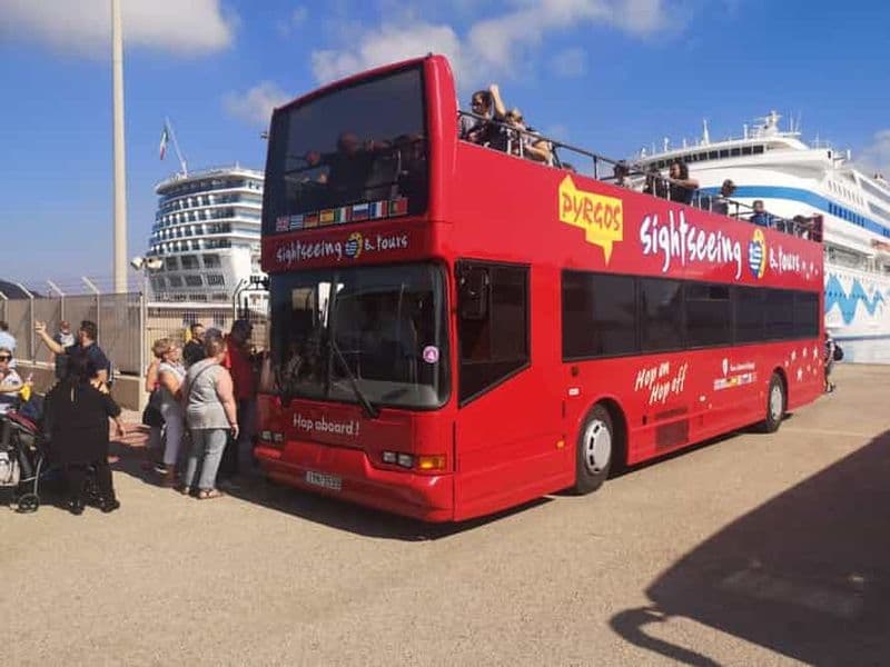 Billet Katakolo : Tour en bus Hop-on Hop-off de Pyrgos et Katakolo