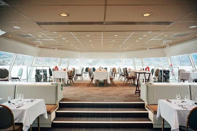 Billet Dîner-croisière sur le lac d'Annecy : Menu Libellule