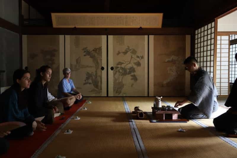 Billet Kyoto : Retraite zen par la cérémonie du thé et la méditation Zazen