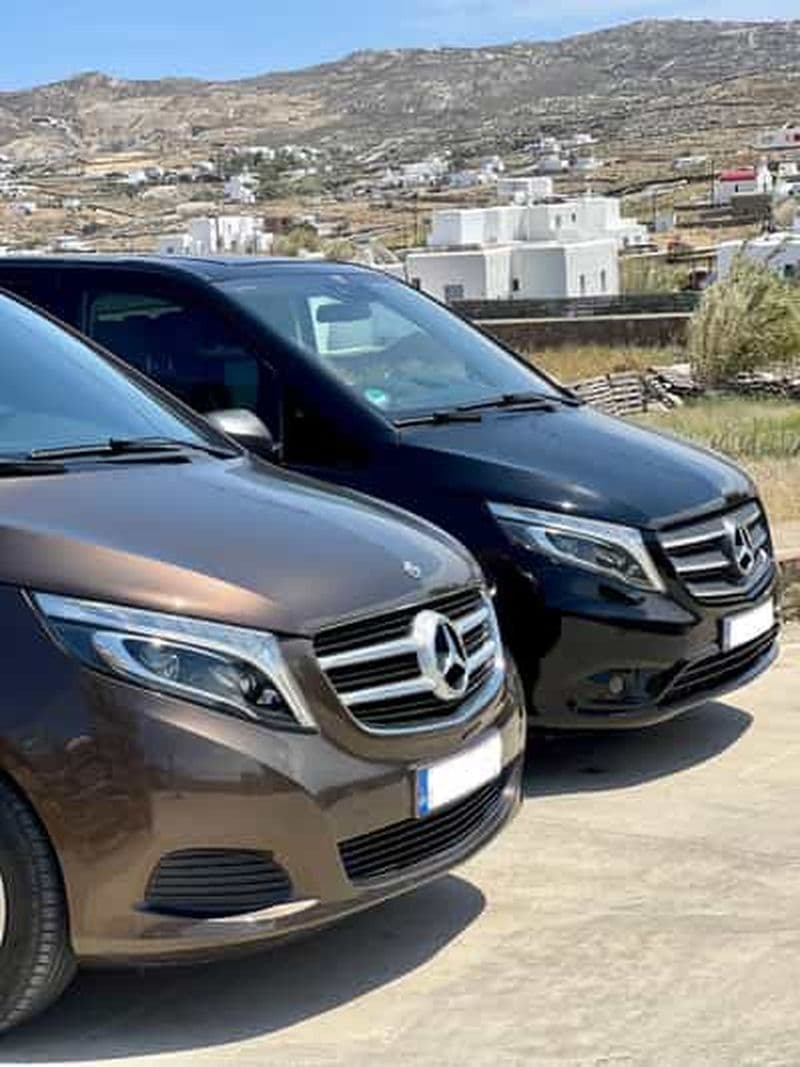 Billet Transfert Mykonos - Prise en charge et retour (Aéroport - Port)