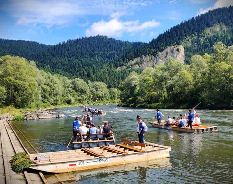 Billet Cracovie : Rafting sur la rivière Dunajec et visite privée de la ville de Zakopane