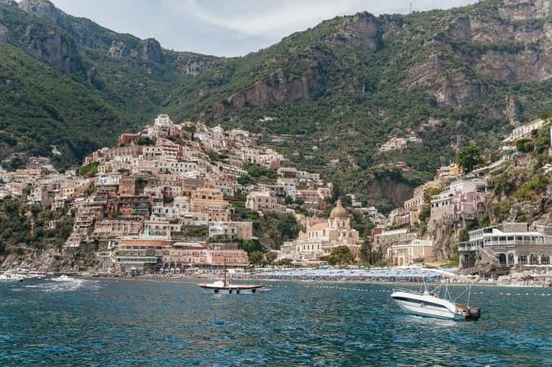 Billet Depuis Sorrente : excursion d'une journée à Amalfi et Positano en bateau