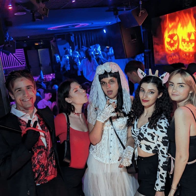 Billet Madrid : Halloween Pub Crawl Madrid avec entrée au club