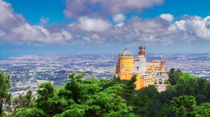 Billet Lisbonne : Visite de Sintra, du palais de Pena, de Regaleira et de Cascais