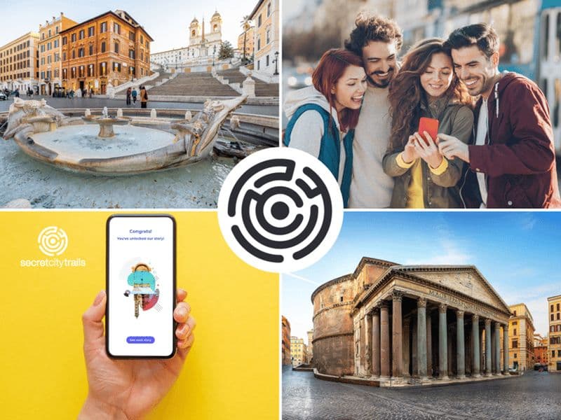 Billet Secrets de Rome, jeu de découverte interactif autoguidé