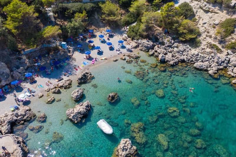Billet Rhodes : Anthony Quinn Bay E-Bike Tour avec plongée en apnée