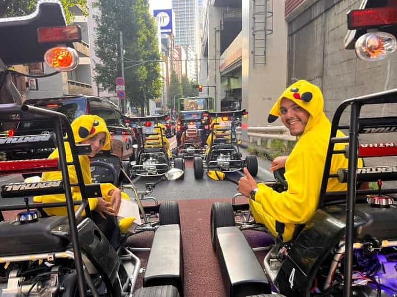 Billet Tokyo Yokohama : visite en karting avec guide, photos et costumes