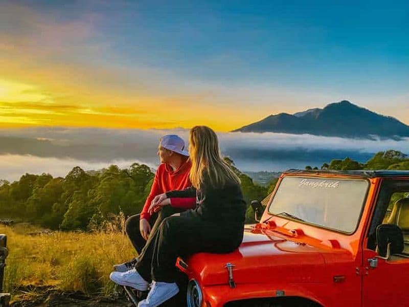 Billet Canggu : excursion privée en Jeep au lever du soleil sur le mont Batur, avec transfert