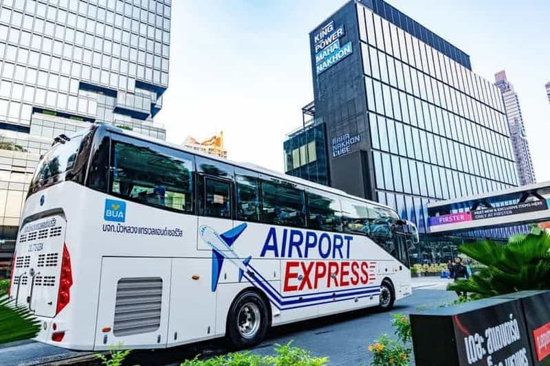 Billet Bangkok : Transfert en bus de/à l'aéroport Suvarnabhumi