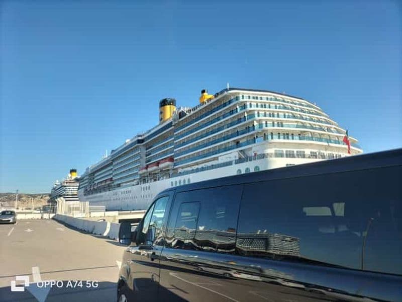Billet TRANSFERT ALLER-RETOUR DE LA CROISIÈRE PORT MARSEILLE À CASSIS