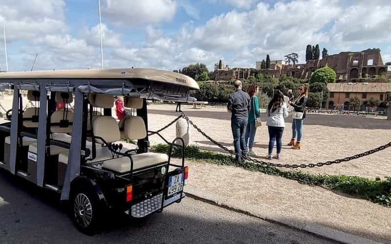 Billet Rome : visite en voiturette de golf de la ville baroque et antique