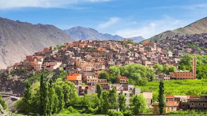 Billet Marrakech : Excursion à la journée dans le parc national du Toubkal avec balade à dos de chameau
