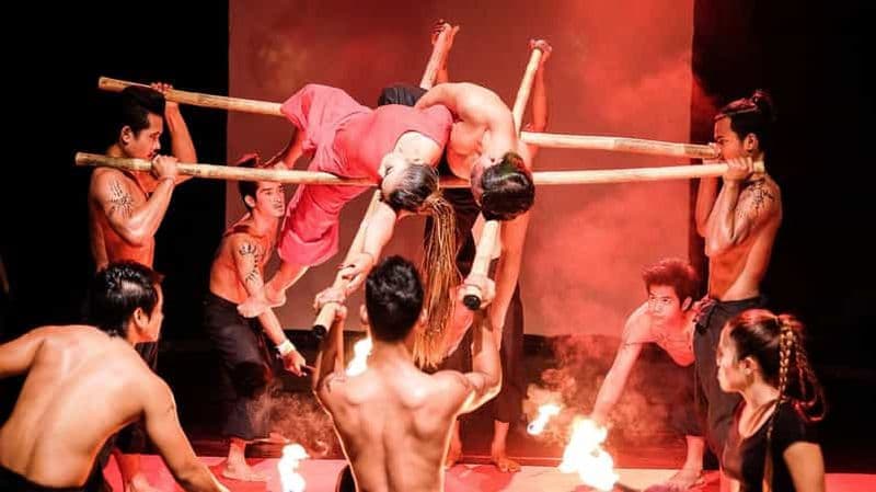Billet Spectacle de cirque cambodgien avec prise en charge et retour