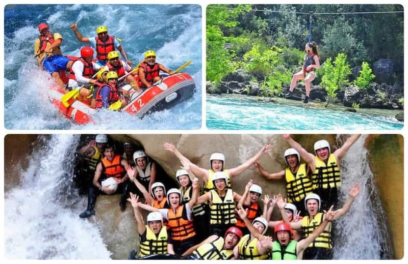 Billet Köprülü Canyon Adventure, Rafting, Zipline, Canyoning 3 en 1