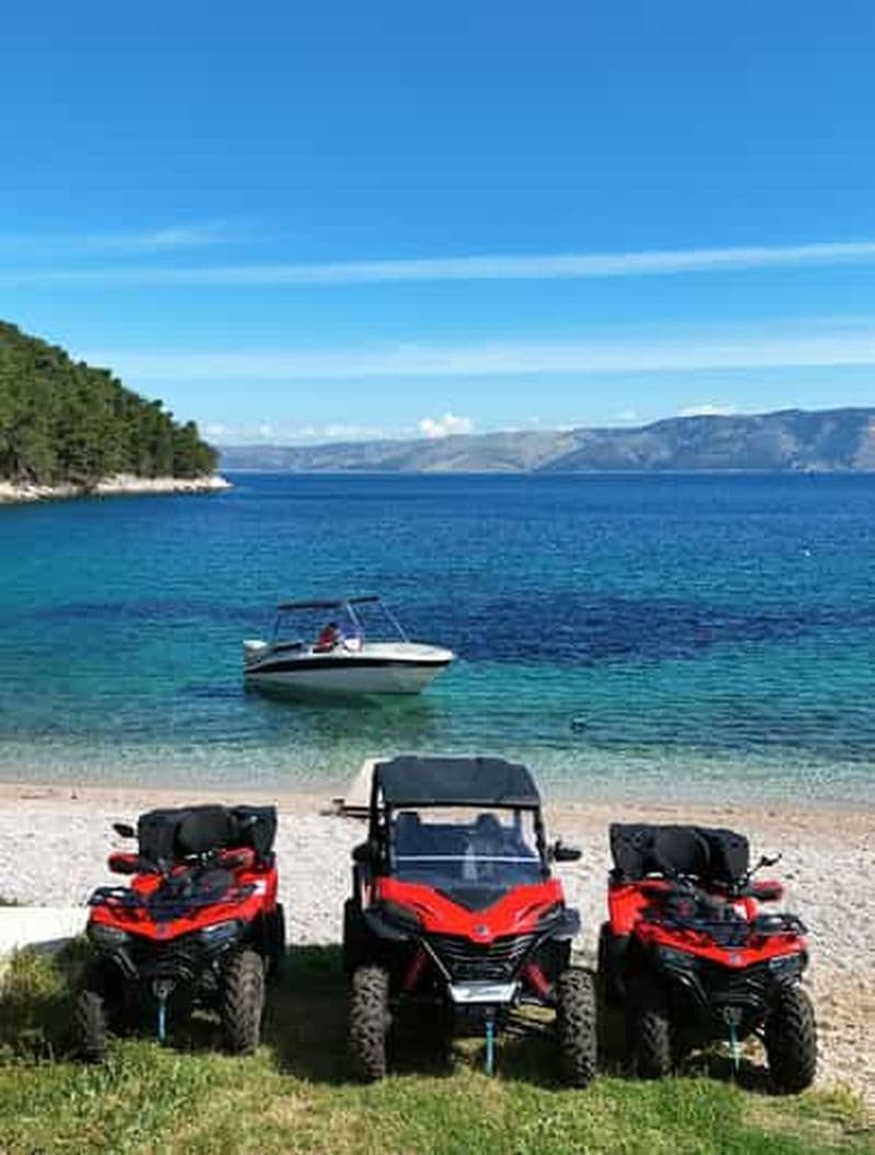 Billet Hvar : aventure en quad et buggy avec speedboat à Brač