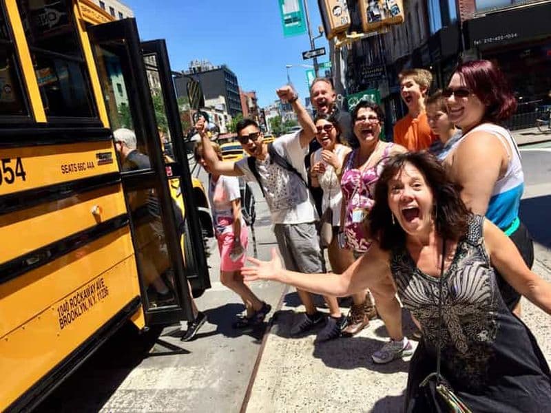 Billet New York : visite d'une demi-journée en bus à pizza