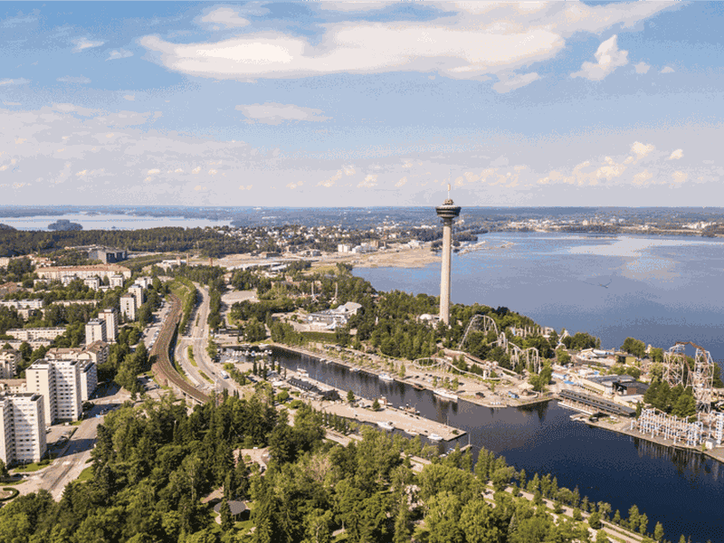 Billet Tampere : Promenade express avec un habitant en 60 minutes