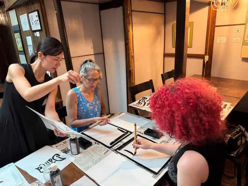 Billet Kyoto : atelier de calligraphie avec méditation