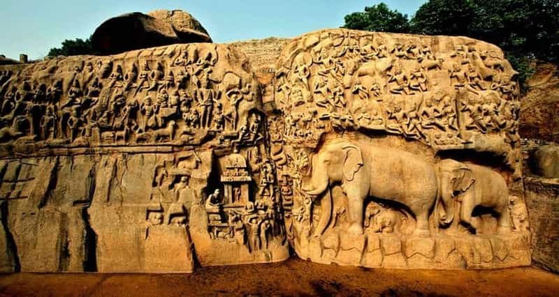 Billet Au départ de Chennai : visite privée d'une journée à Kanchipuram et Mahabalipuram