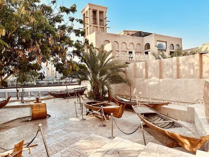 Billet Dubaï : Visite privée du vieux Dubaï avec souks, dégustations, ruisseau, Abra