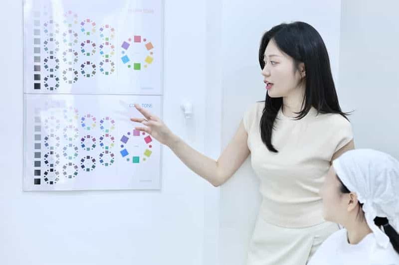 Billet Séoul : Analyse de votre couleur personnelle et maquillage à Hongdae