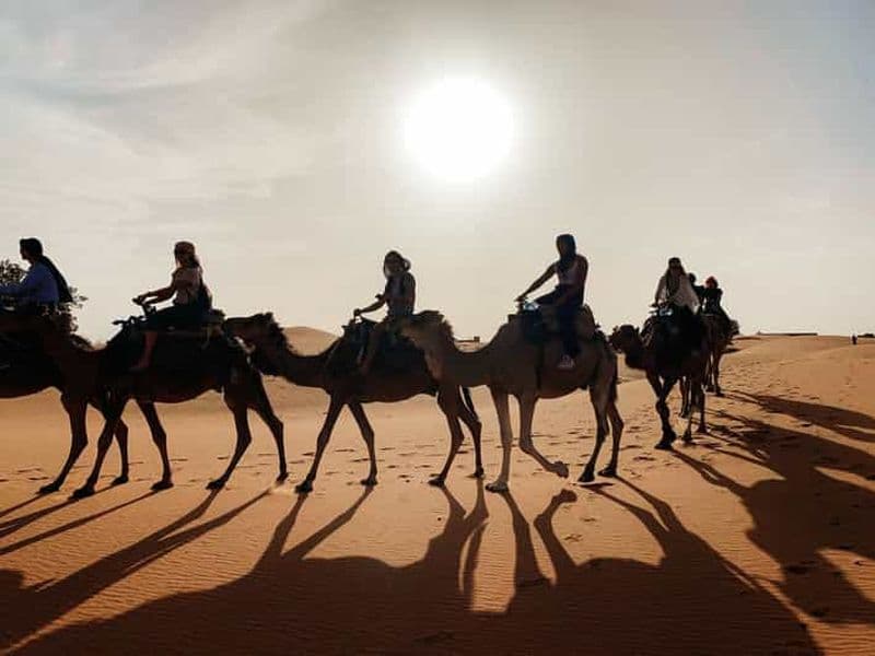 Billet Marrakech 2 jours 1 nuit à zagora désert avec balade à chameau