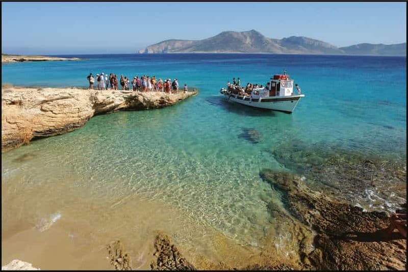 Billet Au départ de Naxos : excursion d'une journée Iraklia-Koufonisi (petites Cyclades)