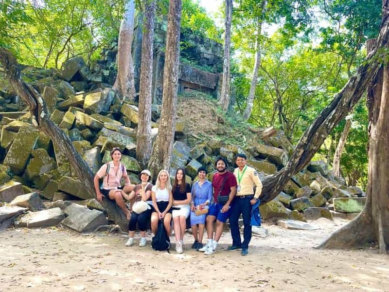 Billet Visite en petit groupe de Banteay Srei, de la cascade de Kulen et de Beng Mealea