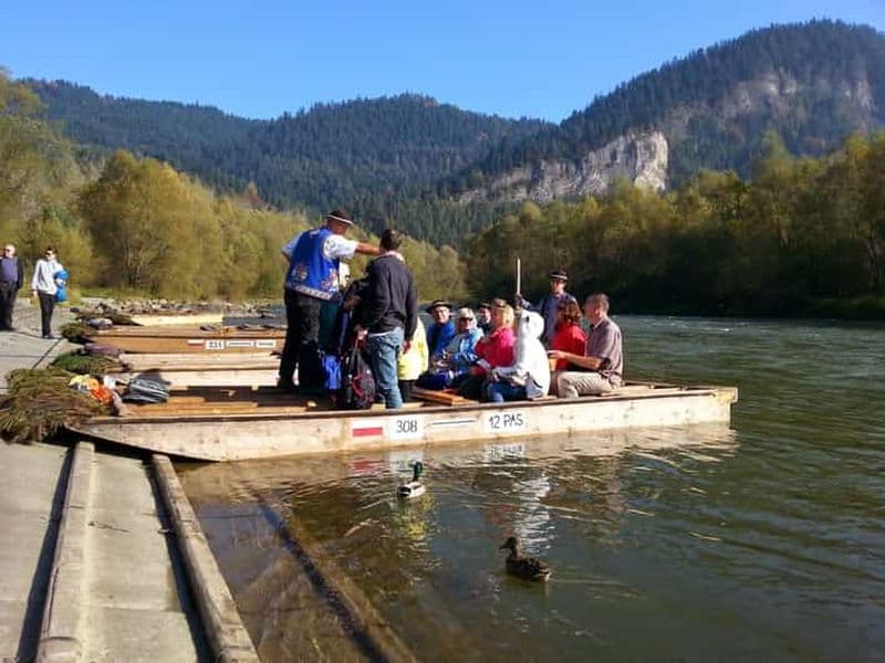 Billet Depuis Cracovie : excursion d'une journée en rafting sur la rivière Dunajec