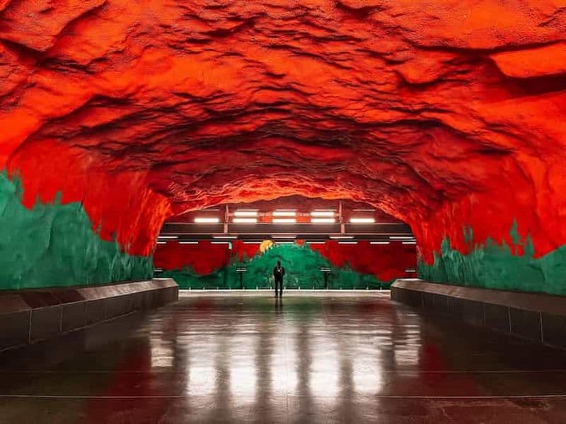 Billet Stockholm : visite guidée de l'art dans le métro