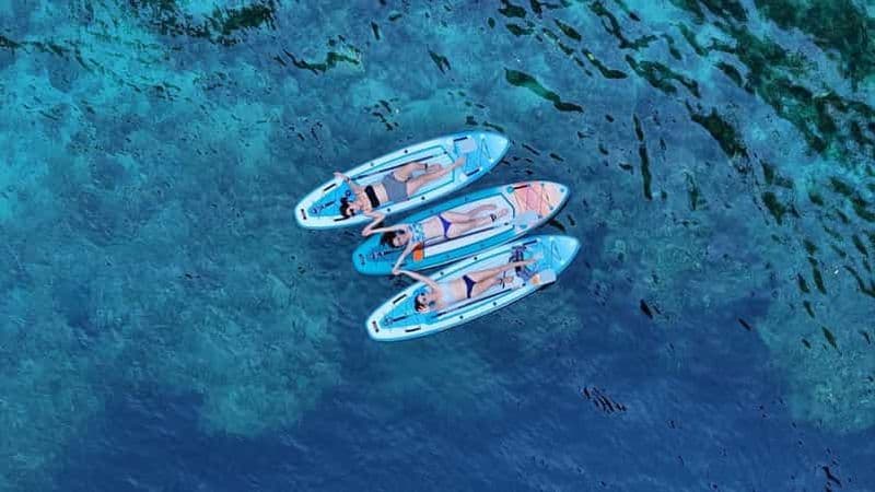 Billet Coron : SUP guidé sur le lac Kayangan et plongée en apnée sur la plage de CYC