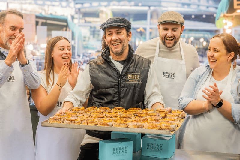 Billet Londres : Visite culinaire exclusive du Borough Market et cours de pâtisserie