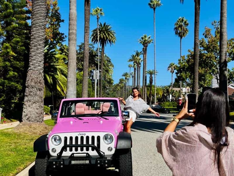 Billet Beverly Hills : Visite privée en Jeep rose de Rodeo Drive