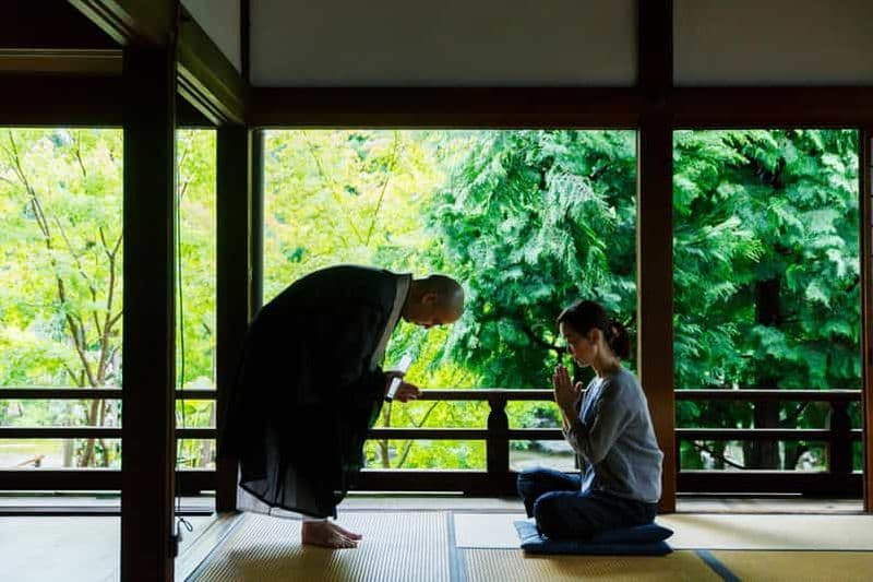 Billet Kyoto : Méditation Zen, visite de guérison