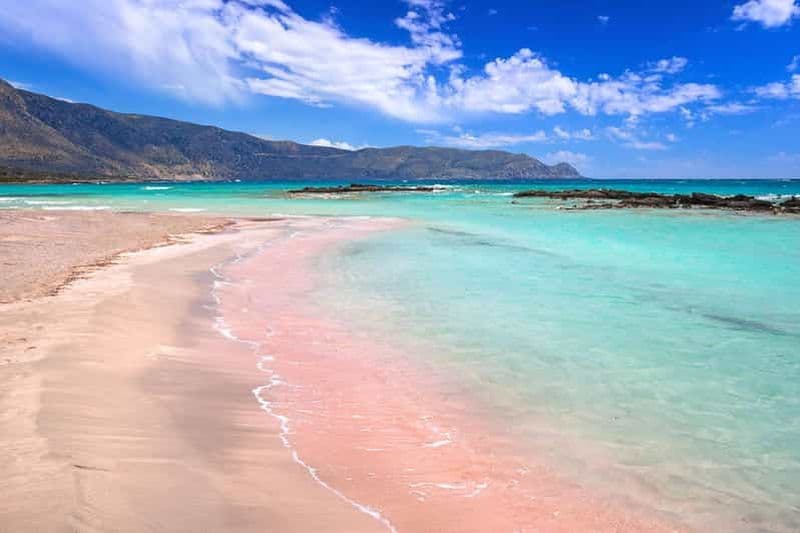 Billet Excursion d'une journée depuis Réthymnon : plage rose d'Elafonisi et ville de La Canée