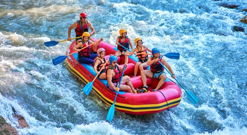 Billet Initiation au rafting à Aime sur l'Isère en Savoie