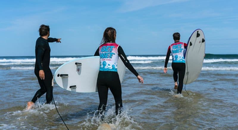 Billet Cours de surf sur la plage des Bourdaines à Seignosse
