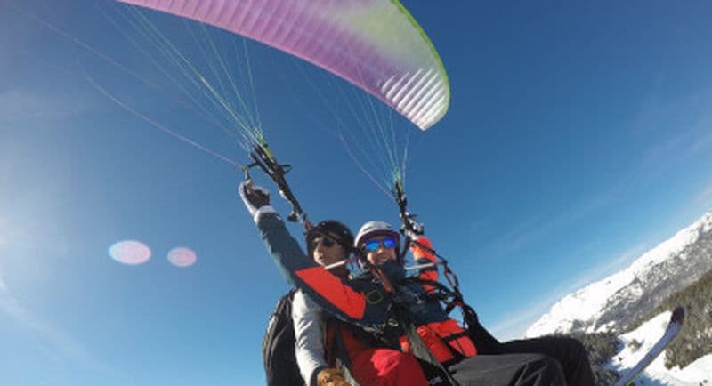 Billet Vol Acrobatique en Parapente à La Clusaz