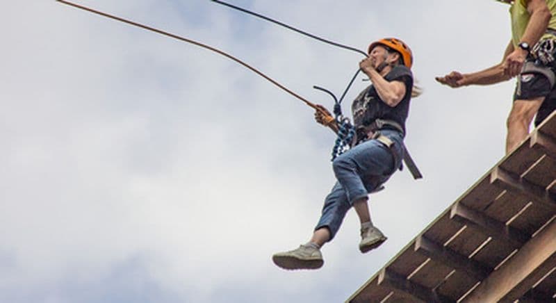 Billet Saut pendulaire à Millau