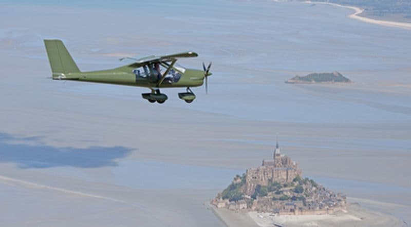 Billet Vol en ulm au-dessus de la Baie du Mont Saint Michel
